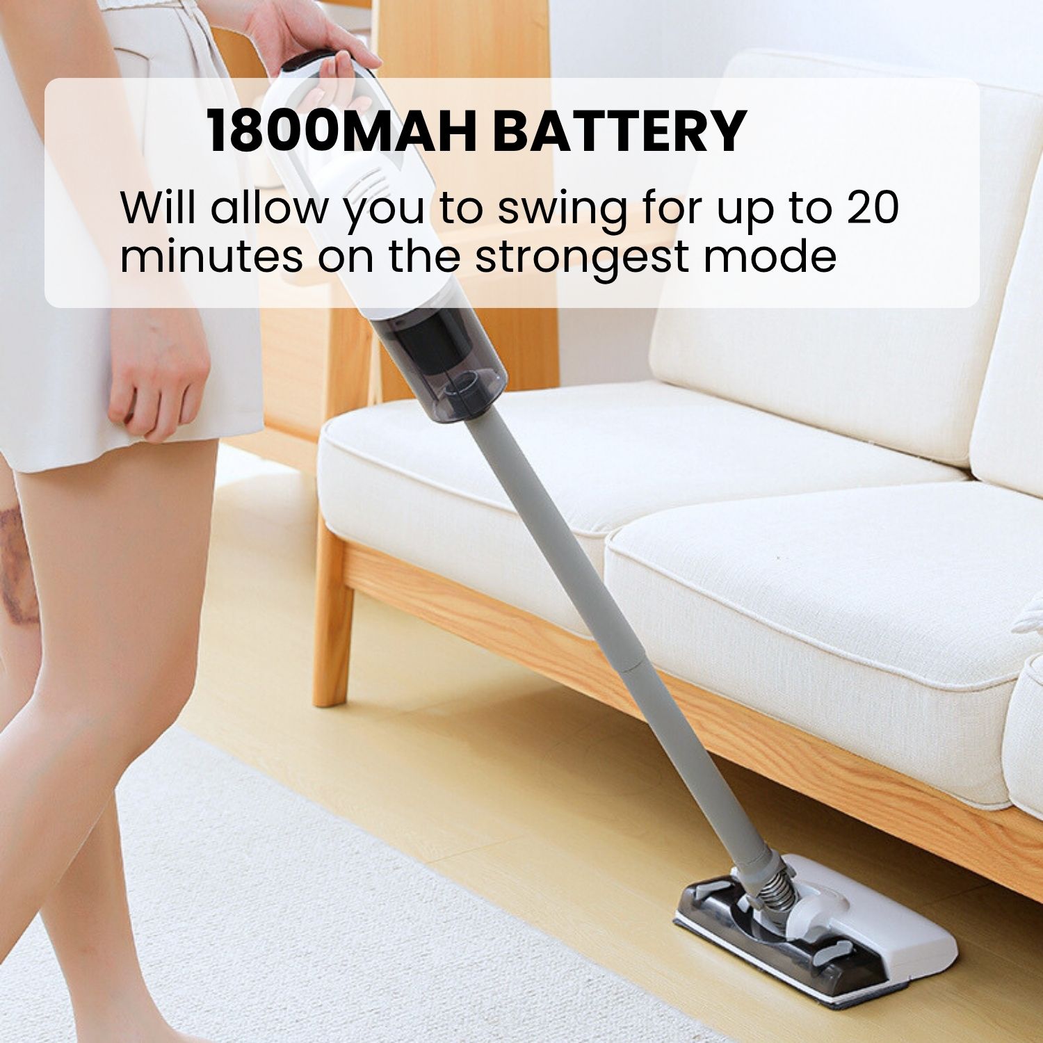Vacuuming and mopping at the same time – efficient all-in-one cleaning